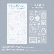 Yanji Transfer Stickers, Morning Dew Rose Vintage Girl Style Lace Pattern Scrapbook Material DIY Decoration Collage, Suitable For Notebooks, Diaries, Journals, Back To School Season, School Opening Season - A - View 10