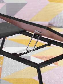 All-In-One Foldable Laptop Desk With Cup Holder-Portable Under Bed Desk, 5 Levels Tilt Angle Adjustment, Solid Wood Material, Space Saving, Lightweight Computer Desk, Suitable For Home,Office,Dormitory,Bedside,Sofa,Ideal For Working,Studying,Dining - Multicolor - View 8