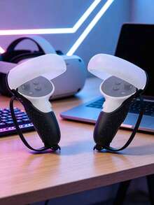 بطانية حماية لوحدة تحكم Quest2، بطانية قبضة سيليكون مانع للانزلاق لوحدة تحكم VR، كم مقبض لوحدة تحكم Quest2، إكسسوار حزام معصم مانع للسقوط والارتطام - مشاهدة 6