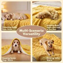 Dog Calming Blanket, Waterproof Pet Blankets For Couch Cage Bed,Pet Blanket For Dogs - Multicolor - View 7