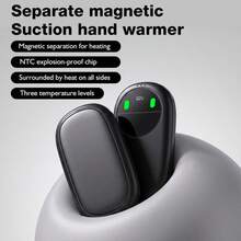 USB Rechargeable Digital Display Aluminum Alloy 2-In-1 Hand Warmer & Power Bank - A - View 4