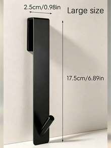 Stainless Steel S-Shaped Shower Towel Bar, Suitable For Glass Doors, Bathroom Bathrobe Hooks, Wall-Mounted Coat Rack, Clothes Hanger, Hooks, Hangers, Room Decor, Behind-The-Door Clothes Rack, Wall Rack, Bathroom Storage - Multicolor - View 10