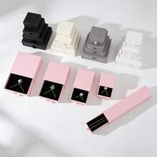 1/5/10pcs Pink Jewelry Box, Small Drawer Storage Box, Portable Earring Ring Necklace Bracelet Jewelry Display Stand, Bedroom Vanity Desktop Storage, Travel Jewelry Storage Box, Daily Cosmetics And Small Accessories Storage, Gift Packaging Box - Multicolor - View 6