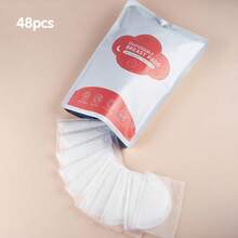 48pcs/Pack Dry Disposable Nursing Pads, Suitable For Breastfeeding, Soft & Highly Absorbent, Ultra-Thin Individually Wrapped - White - View 12