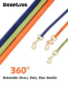 Thickened Extra Long Pet Dog Leash, Training Dog Leash, Waterproof Durable Stitched Dog Leash Suitable For All Dog Breeds, Outdoor Yard Walking Hiking Daily Use - Multicolor - View 5