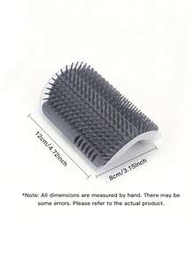 Pet Cat & Dog Grooming Cleaning Brush, Scratching & Itch Relief Wall Corner Scratching Board/Itch Relief Tool, Both Home Decor & Cat Toy. - Multicolor - View 6