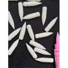 Universal Liquid Acrylic Pen Replacement Tips, Acrylic Brush Replacement Soft Tips - White, Durable, High Quality, Perfect For Art And Craft Projects, Craft Supplies | Art Supplies | Smooth Writing Pen Replacement Tips - A - View 5