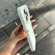 1件極簡軟觸感霧面淺綠色手機殼，適用於 Apple 18 Pro Max 17 Pro Max 16 15 14 13 Pro Max/Pro，半透明防震防摔軟保護套 - 淺綠 - 查看 4