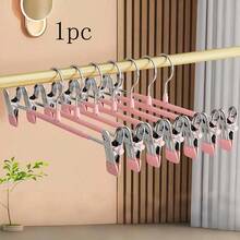 1, 10, 20pcs Multi-Functional Non-Slip Mark-Free Metal Telescopic Pants Hanger, Strong Grip Performance, Suitable For Closet, Wardrobe, Maximize Wardrobe Space - Multicolor - View 13