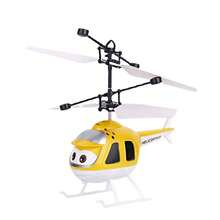 Avión de control remoto en miniatura, avión eléctrico para niños, helicóptero con control por infrarrojos y activación manual, juguete para volar en interiores y exteriores, para niños y niñas, un regalo de cumpleaños. - Rojo - Ver 9