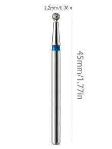 DeDryDS 1pc Russian Cone Diamond Nail Drill Bit, For Cuticle Removal, Electric Nail Drill Accessory - Multicolor - View 5