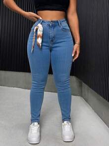 Women Jeans - Medium Wash - View 2