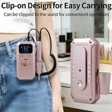 Gunting Kuku Elektrik, Portabel, Dapat Diisi Ulang USB, Cocok untuk Manikur dan Pedikur, Alat Pembentuk Kuku dan Kecantikan, Layar Digital, Alat Kuku Multifungsi, Motor Penghapus Kutek Elektrik Profesional, Cocok untuk Membentuk Kuku - Beraneka warna - View 13