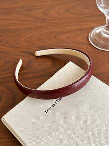 topshiny 1pc Fashionable Minimalist Snake Print Non-Slip Headband, Vintage No-Pressure High Crown Hair Accessory - Multicolor - View 12