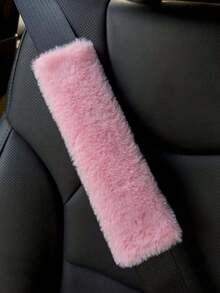 2pcs/1PC Shoulder Protection Cover For Car Seat Belts, Winter Plush Anti Pinch Marks, Cross Bag With Shoulder Protection Cover, Backpack Cover, Universal,Pink Car Stuff - Multicolor - View 17