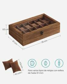 Watch Boxes & Organizers - Brown - View 7