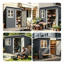 Storage Sheds - Dark Grey - View 12