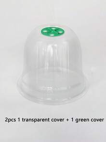 8/6/4/2pcs Garden Plant Covers, Clear Plastic Plant Protection Covers With Ventilated Tops, Reusable Covers For Seedlings, Vegetables, Flowers, And Bird/Snail Insect Protection - Multicolor - View 13