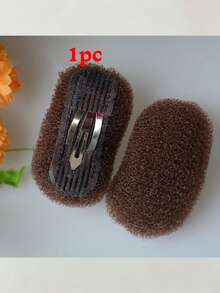 Invisible Height-Increasing Hair Clip, Women's Volumizing Hair Pad, Non-Slip Sponge Hair Clip, Hairstyle Accessory Tool, Hair Ornament, Invisible Volumizing Height-Increasing Hair Clip, Hair Styling Accessory, Bathroom Accessory, Hair Styling Tool - Multicolor - View 13
