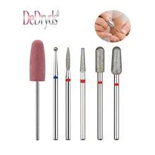 DeDryDS 6件組鑽石砂磨甲片鑽頭 繭皮拋光研磨頭 電動美甲套組，適用於去除壓克力指甲與凝膠指甲，適合居家與沙龍使用 - 彩色 - 查看 9