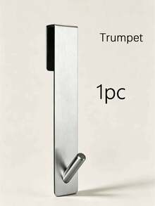 Stainless Steel S-Shaped Shower Towel Bar, Suitable For Glass Doors, Bathroom Bathrobe Hooks, Wall-Mounted Coat Rack, Clothes Hanger, Hooks, Hangers, Room Decor, Behind-The-Door Clothes Rack, Wall Rack, Bathroom Storage - Multicolor - View 13