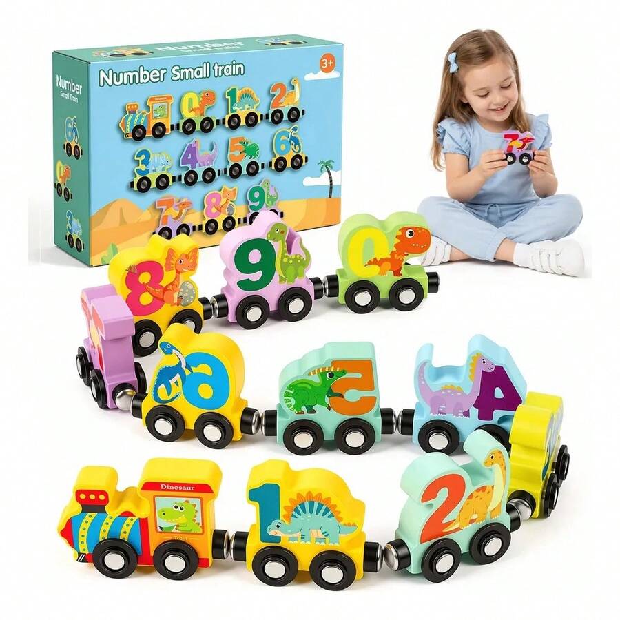 Kids Block Trains - Colorful - View 1