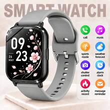 Sports Smart Watch With High-Definition Curved LED Color Screen, Full Touchscreen, Multi-Language Support, Music Player, Call Function, Message Notifications - Multicolor - View 14