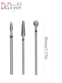 DeDryDS 3件組美甲工具套組：多功能俄式美甲前處理工具，可用於去除死皮、雕刻與拋光，錐形美甲磨頭角質清除鑽頭 - 彩色 - 查看 6