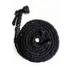 Expandable Magic Garden Hose, Yard Watering Tool, High Pressure Car Wash Water Gun, 25FT-200FT - A - View 11