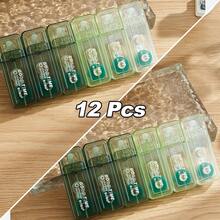 12/6Pcs Gradient Color Mini Dot Glue Tape,Quick Dry Strong Adhesion Mess Free Double Sided Adhesive Roller For Students Office Workers Back To School,Portable Instant Sticking For Note Journaling Planner Scrapbooking Crafting Photos Cards DIY - Sets - View 7