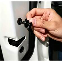  90pcs Universal Auto Fastener Clips Set, Plastic Expansion Rivet Push Clips, For Bumper Fender Door Panel Trim Replacement, Car Interior Exterior Repair Accessories, Body Plastic Retainer Clips Hardware - Black - View 2