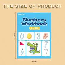 48 Pages 0-100 Number Tracing Book, Pen Control Training Copybook - Multicolor - View 6