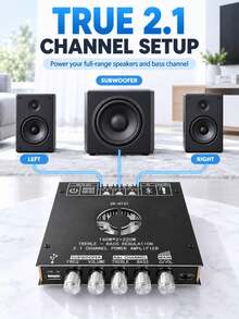 2.1 Channel TDA7498E Digital Amplifier Module, Subwoofer Car Audio Amplifier - HT21 - View 7