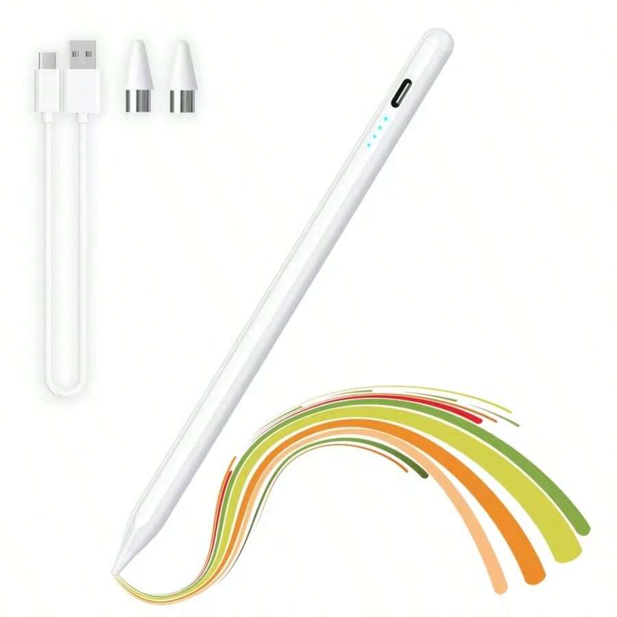 Bút cảm ứng điện dung đa năng, tương thích với Apple, Android, thiết bị - tương thích với iPhone/điện thoại và máy tính bảng, phụ kiện máy tính bảng, thiết kế tinh tế, bền bỉ