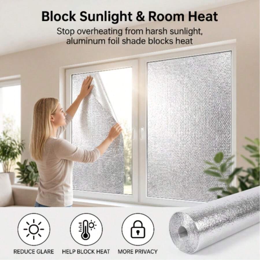 Aluminum Foil Insulation Pad, Heat-Resistant Thermal Insulation Material, Suitable For Kitchen Stove, Wall, Roof, Home DIY - Insulation Foam - View 1