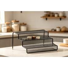 Kitchen Hanging Baskets - Black - View 3