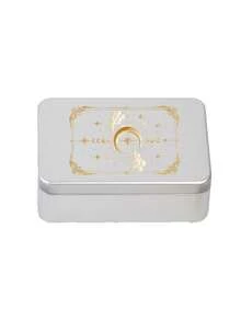 Tarot Card Storage Box, Suitable For Tarot Decks And Playing Cards. Sun And Moon Patterned Card Storage Box. Portable Storage Box. Can Hold A Whole Deck Of Tarot Cards. Small And Lightweight Storage Boxes Are Auxiliary Items Used In Divination Games - Multicolor - View 13