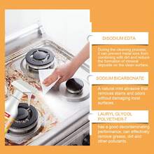 jakehoe Limpiador de Espuma para Cocina, elimina manchas de grasa persistente en estufas y campanas extractoras, espuma abundante, fácil de enjuagar sin residuos, evita la re-acumulación de grasa, fórmula suave para limpieza doméstica de superficies de cocina. - Líquido - Ver 8