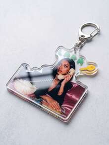 1pc/6pcs Katseye Girl Group Acrylic Keyring Packs, Can Be Used As Backpack Charm, Car Keychain Or Fan Collectible, Suitable For Daily Wear, Concert Support, Fan Meeting, Also A Special Gift For Fan Friends, Applicable All Season. - Multicolor - View 10