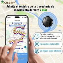 Localizador GPS Magnético Global para Carros y Motos, Rastreador con Registro de Trayectoria de 7 Días y Detección de Movimiento, Compatible con Android y , Incluye 2 Baterías, Diseño Impermeable IP67, Instalación Magnética Práctica y Batería de Larga Duración de Hasta 2 Años - Negro - Ver 5