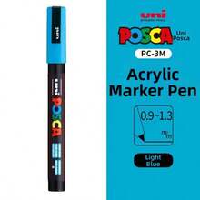 UNI NEW PACKAGE Paint Marker Pen Set And Single PC-3M 0.9-1.3mm Water Based Colors Permanent Acrylic Pen Graffiti Art Supplies Back To School - 3M 0.9-1.3MM - View 17