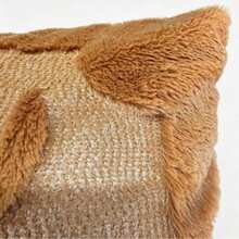 Highland Cow Plush Pillow Cover, Cute Cartoon Animal Applique Cushion Cover 18*18 Inch, Soft Furry Decorative Throw Pillowcase, No Insert - Brown - View 10