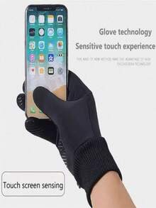 Warm Winter Gloves, Touchscreen, Unisex Warm Gloves - Enjoy Activities In Cold Weather, Outdoor And Daily Use Sports In Snow - Multicolor - View 2