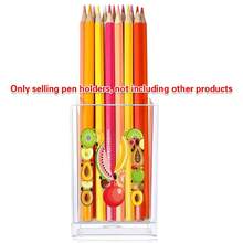Acrylic Makeup Brush Storage Case Pen Holder Desktop Office Pen Box Study Stationery Organizer Box Dressing Table Storage Brush Holder Suitable For Home School Office Holiday Gift Initial Name 26 Letters Pattern - Transparent - View 18