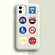 50PCS Japanese Parking Stickers Sign Stickers Cartoon Stickers Graffiti Stickers Aesthetic Stickers For Laptop,Water Bottle, Guitar, Luggage, Phone, Case, Skateboard, Gift - Multicolor - View 7