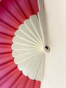 Natural Lotus Wood Gradient Color Folding Hand Fan, Lightweight And Portable, Suitable For Summer Daily Use And Home Decor - Multicolor - View 10