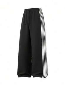 Men's Spring/Autumn Thin Sports Casual Fashion Outdoor Jacket & Pants Set - Black - View 5