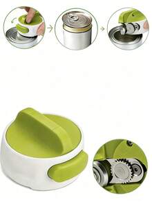 1pc Multi-Color Multi-Function Stainless Steel Can Opener, Easy To Open Cans And Bottles, Protects Nails, Ideal Choice For Women Who Care About Nail Care. Convenient For Elderly Use - Room Decor, Travel Essential, Gift, Christmas, Christmas , Father's Day Gift, Wedding Supplies, Party Supplies, Camping Essential, Camping Equipment, Efficient And Convenient Can Opener. - View 4