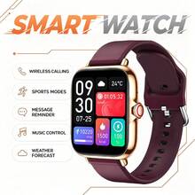 QAGSFLC Smart Watch, Men's And Women's Comfortable Silicone Strap Sports Smartwatch, Upgraded Version With Wireless Calling, Pedometer, Calorie Counter, Activity Tracking, Multiple Sports Modes, Remote Camera Control, Music Playback Control, Alarm Reminder, Message Notification, Multifunctional Sports Smartwatch, 1.83-Inch HD Full Screen Touch, Compatible With Android And IOS System Phones, Suitable As A Holiday Gift - Multicolor - View 12