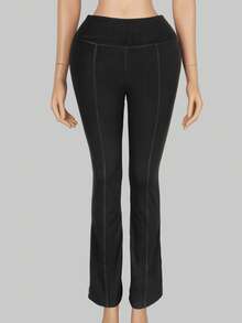 Autumn Streetwear Black Bottoms For Women Going Out Comfy Sweatpants For Gym Clothes For Concert Outfits - Black - View 5
